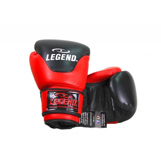 Leren Bokshandschoenen Legend Thai series Rood - Maat: 16oz Leren Bokshandschoenen Legend Thai series Rood - Maat: 16oz